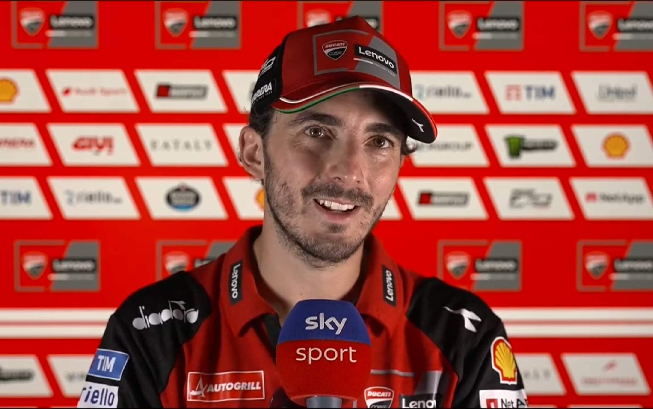 Bagnaia: "Ho fatto il tempo con la gomma usata di 6 giri, non male..."