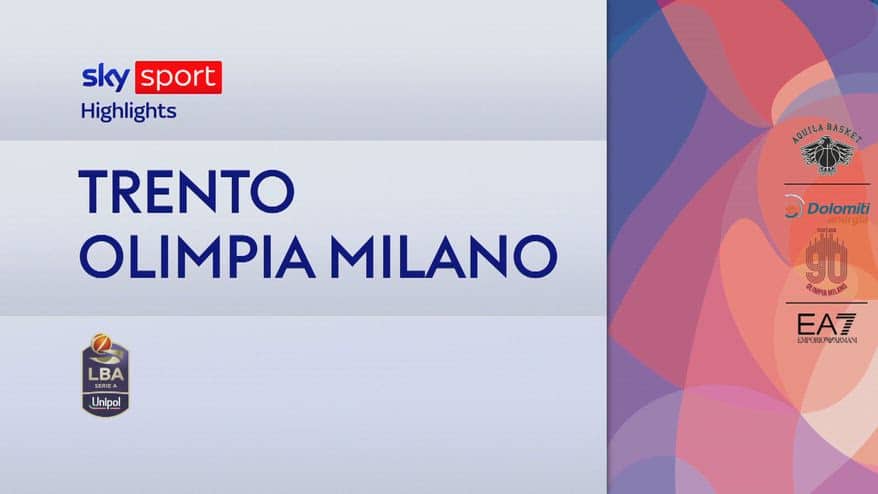 Trento-Olimpia Milano 84-74: highlights LBA
