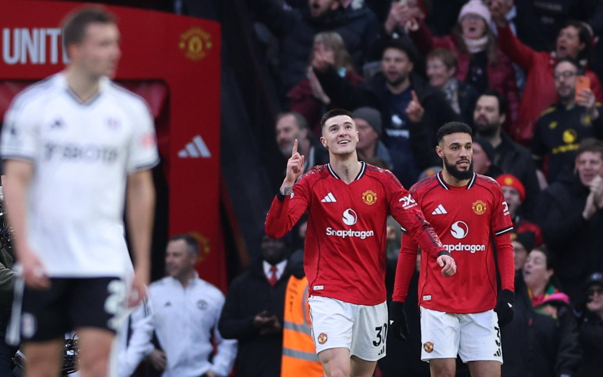 Manchester United-Fulham 3-2: video, gol e highlights