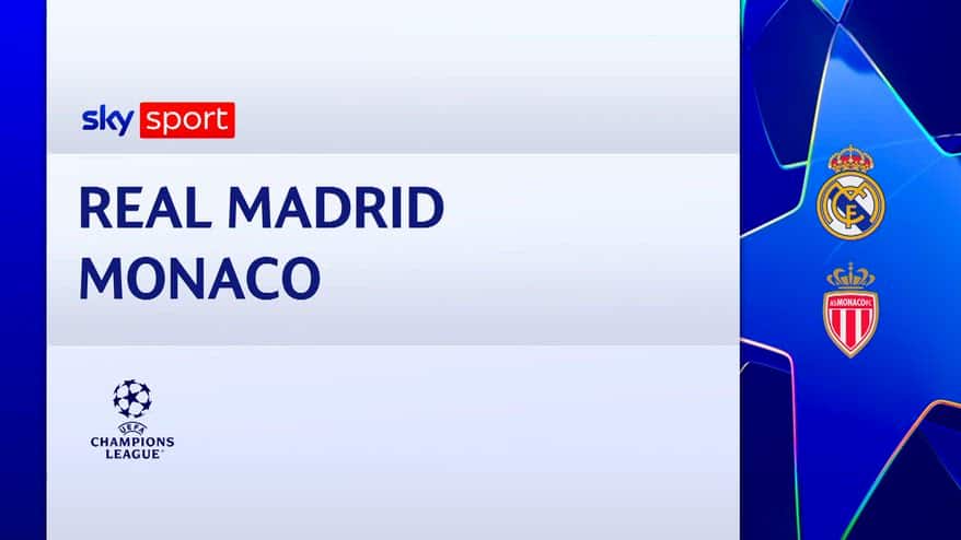 Real Madrid-Monaco 6-1: gol e highlights Champions