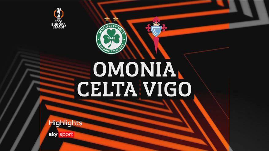 Omonia-Celta Vigo 1-0: gol e highlights