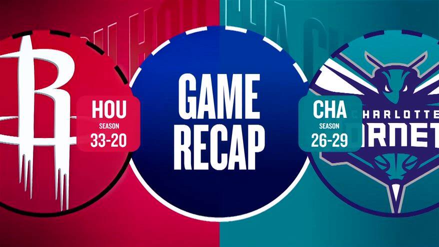 NBA Highlights: Charlotte-Houston 101-105
