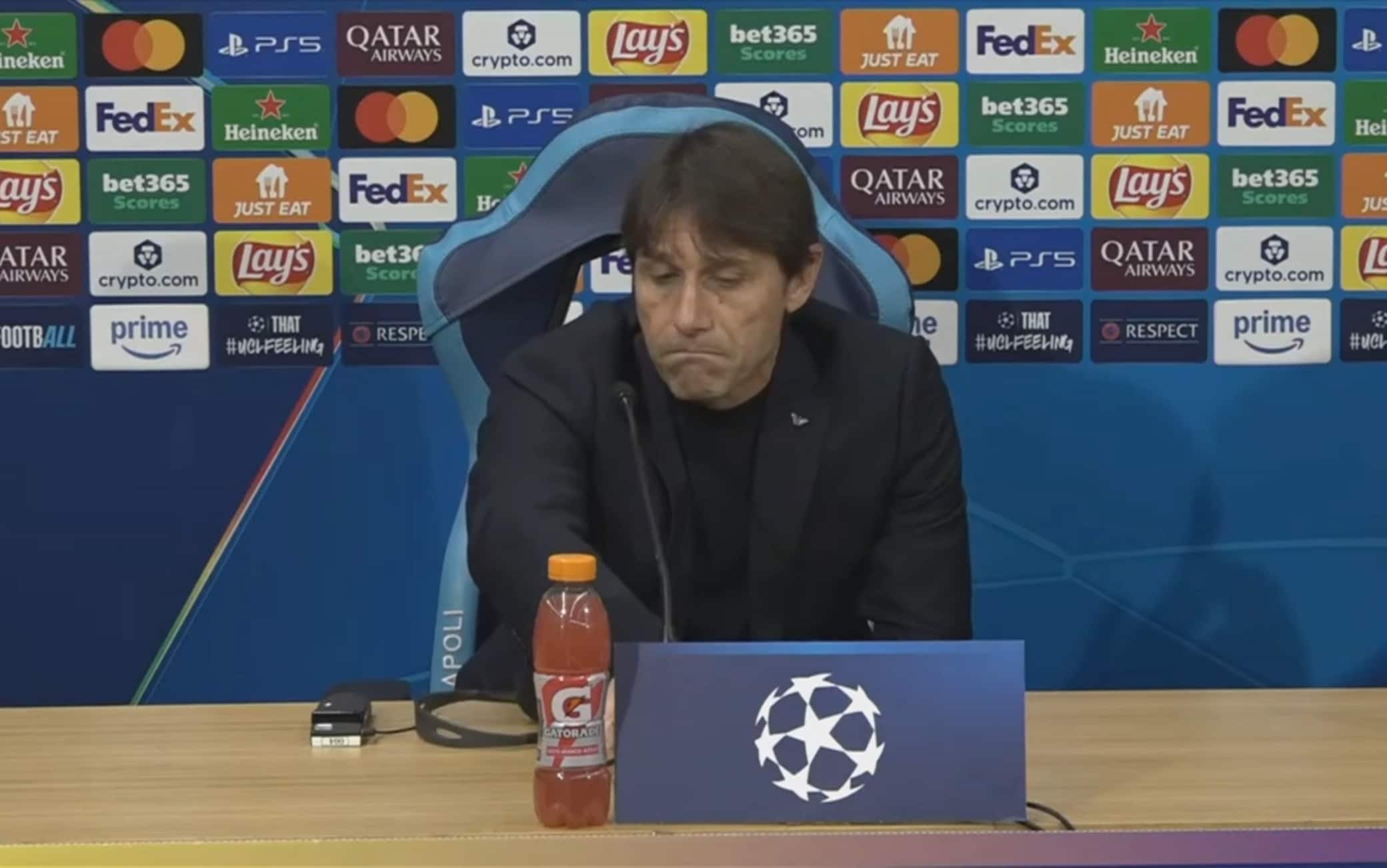 Conte: "Spalletti porti rispetto, non siamo ex campioni": lo sfogo di oggi in conferenza