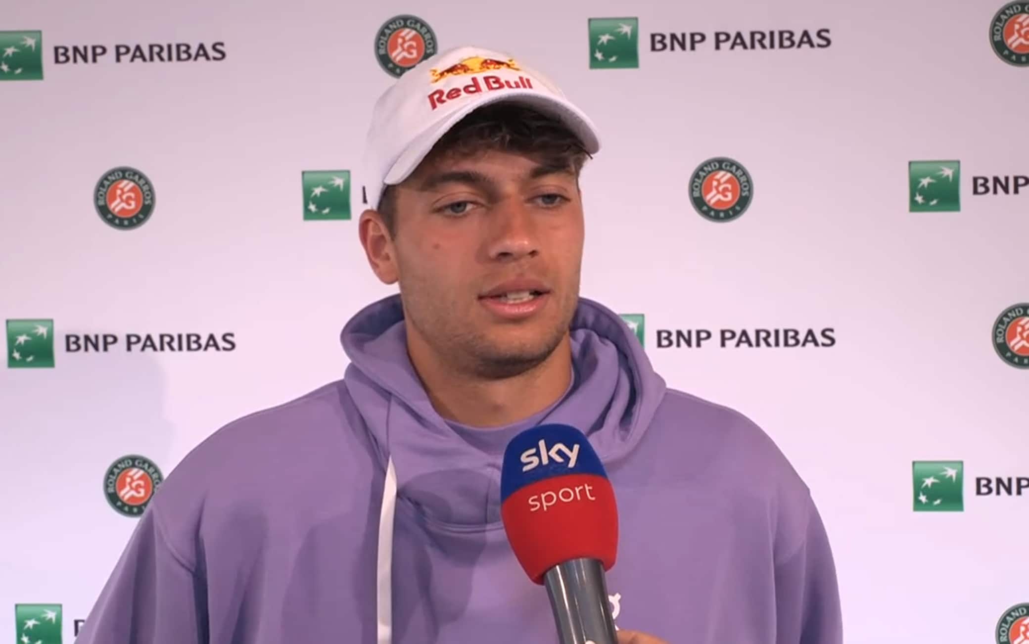Cobolli al Roland Garros: "La mia finale è la prossima partita con Svajda". VIDEO