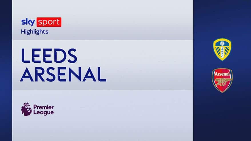 Leeds-Arsenal 0-4: gol e highlights