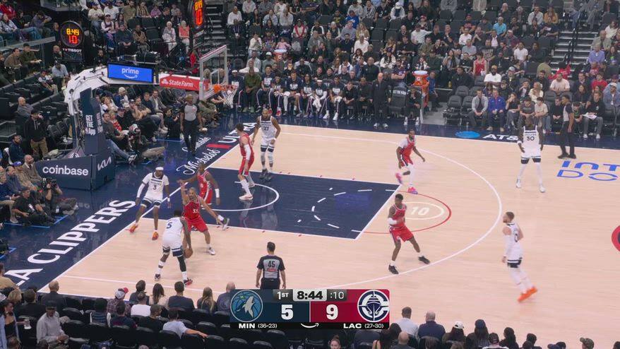 NBA, 31 punti di Anthony Edwards contro i Clippers