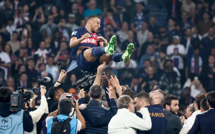 Mbappé all'ultima partita con il Psg