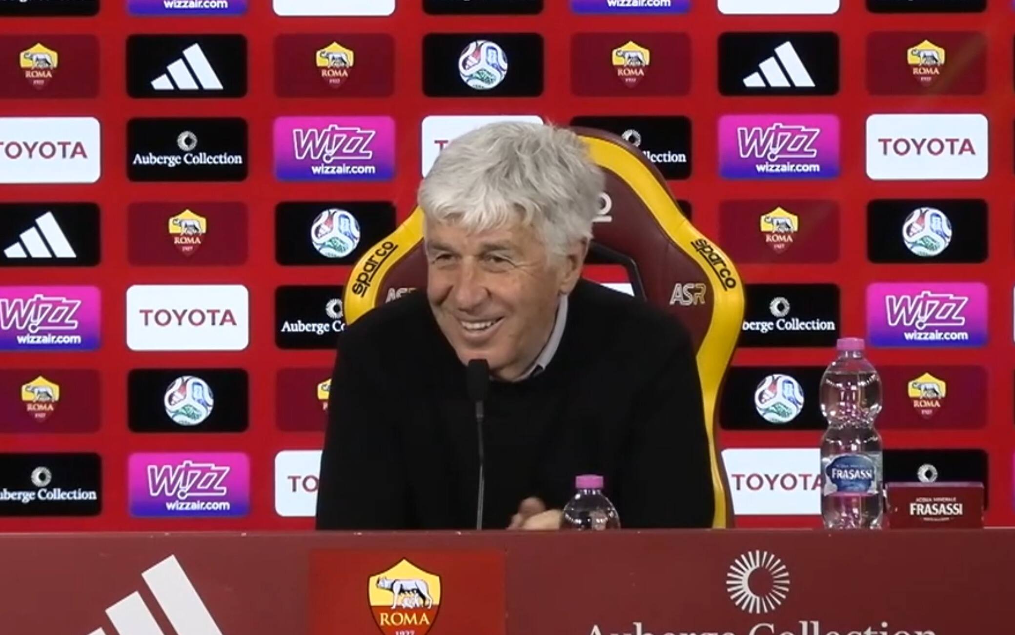 Gasperini: "Totti? Giocherà Roma-Juve". La battuta in conferenza