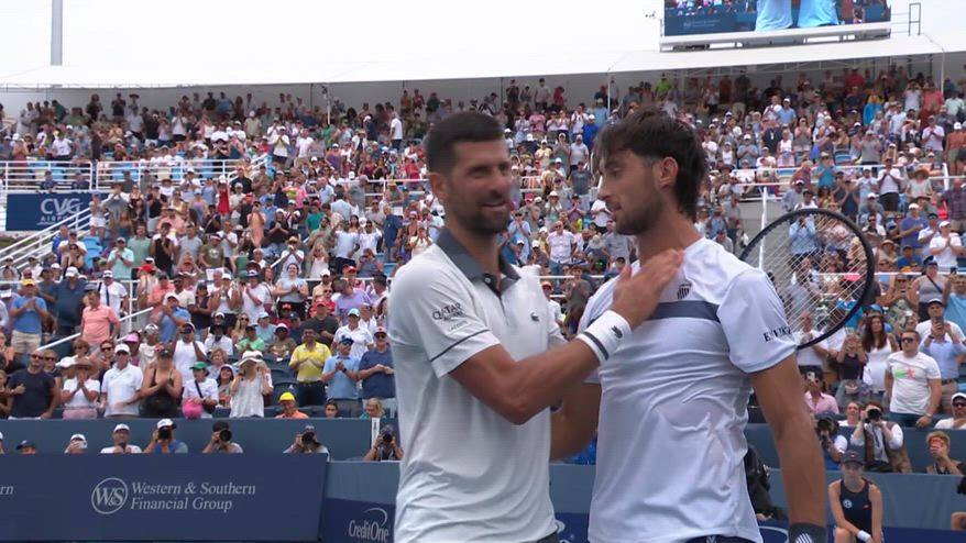 Atp Cincinnati, Djokovic ko all'esordio con Tirante