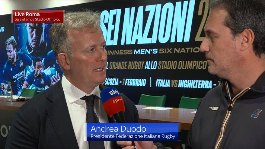 Sei Nazioni, le parole del Presidente FIR, Andrea Duodo