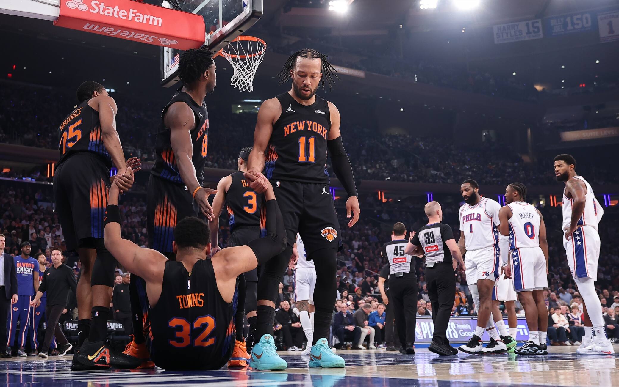 NBA, non solo Brunson: con Towns e Anunoby New York non si ferma più