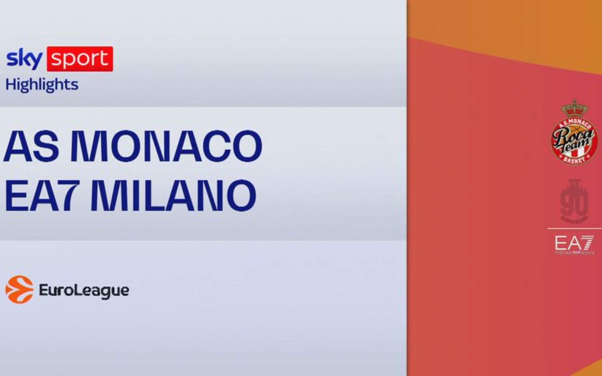 Monaco-Olimpia Milano 90-85: gli highlights di Eurolega