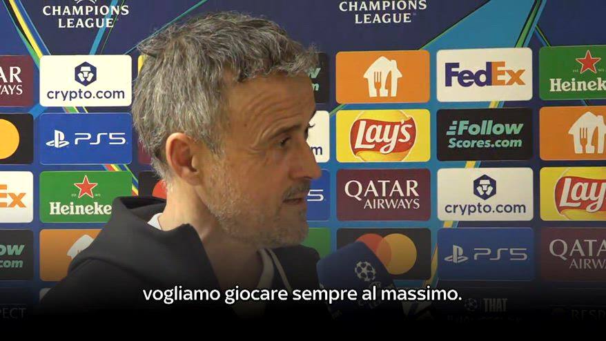 Monaco-PSG, Luis Enrique: "Dobbiamo migliorare in zona gol"
