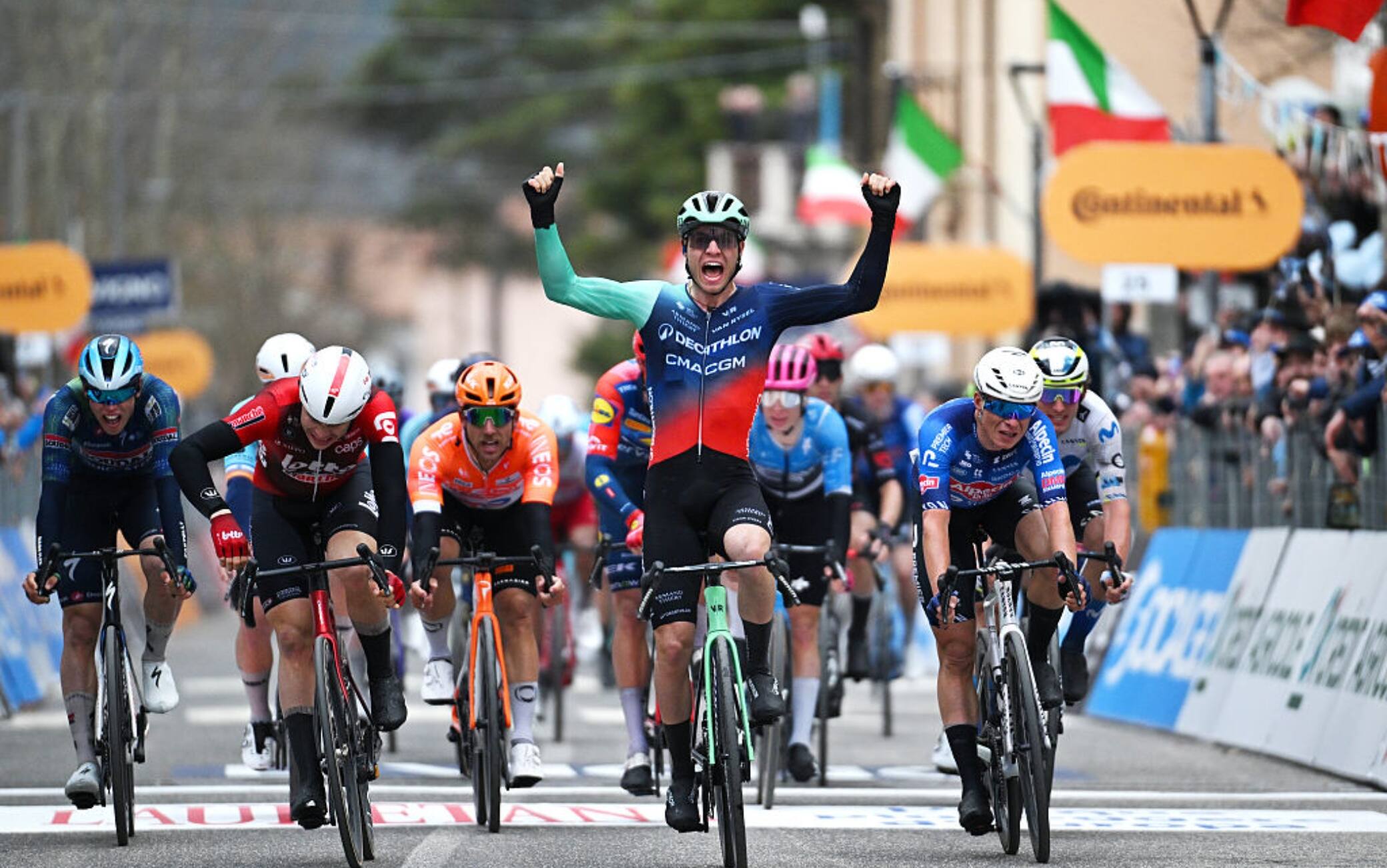 Tirreno-Adriatico, Andresen vince la 3^ tappa. Del Toro leader davanti a Pellizzari