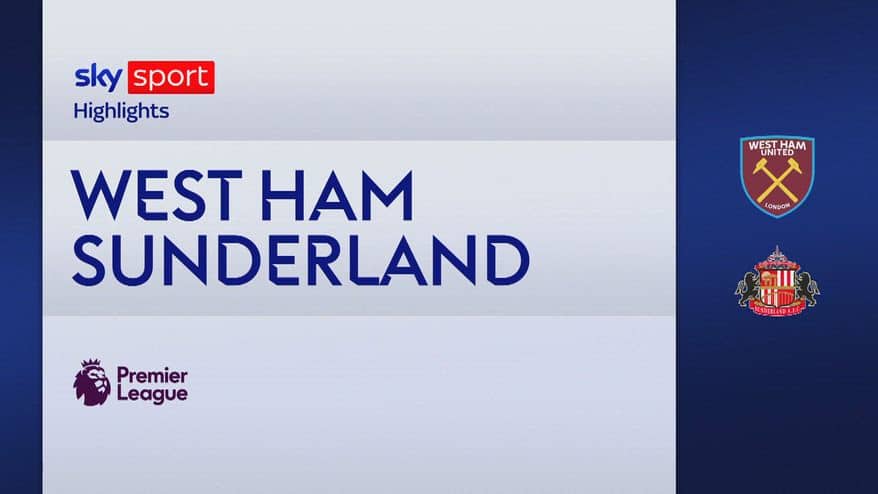 West Ham-Sunderland 3-1: gol e highlights