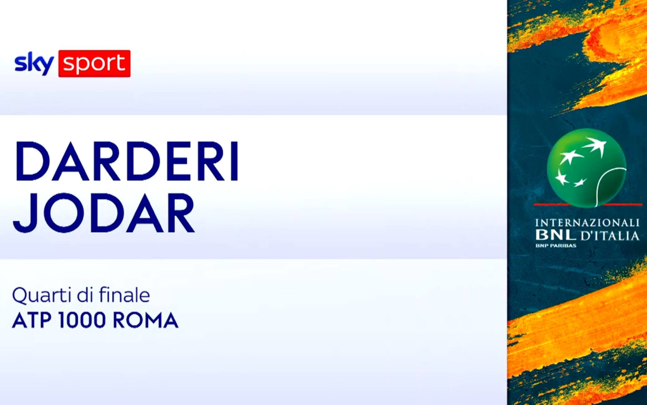 Darderi-Jodar: highlights Atp Roma
