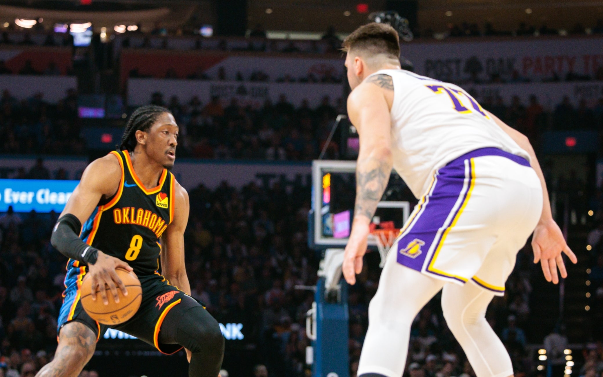 NBA, stanotte Lakers contro OKC: i Thunder ritrovano Jalen Williams, LA senza Doncic