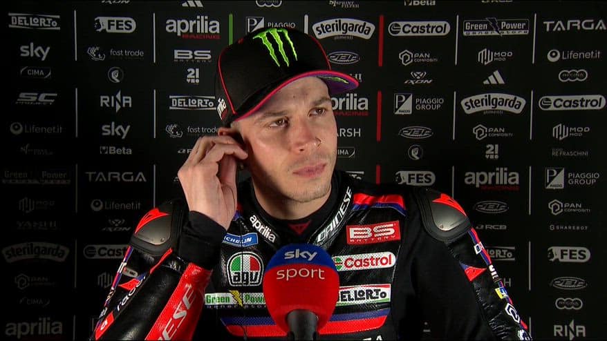 Bezzecchi: "Da 'sposato' con questa Aprilia si sta bene"