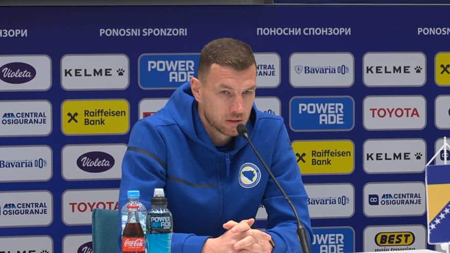 Dzeko: "L'Italia ha esultato? Vuol dire che ha paura"