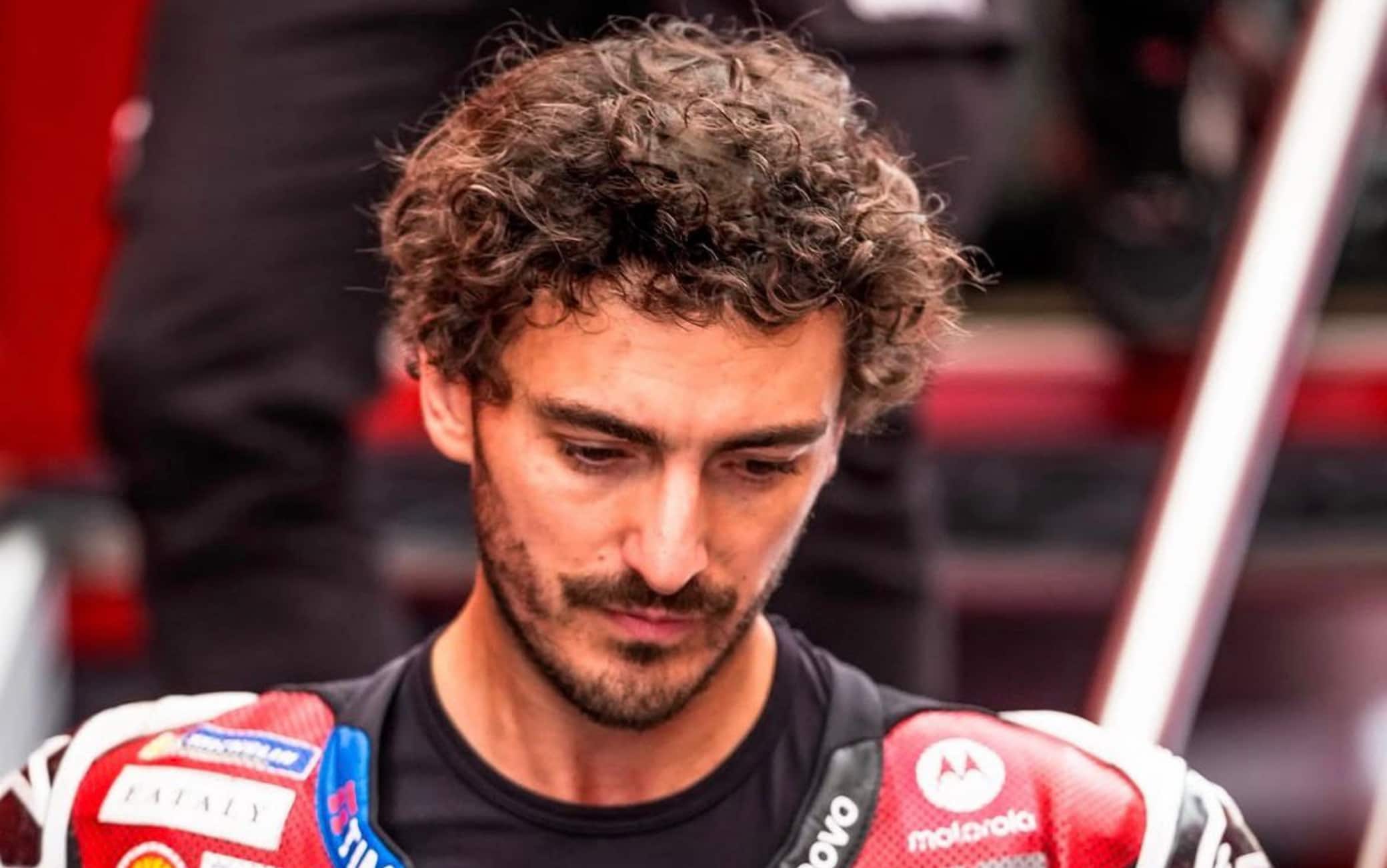 Bagnaia: "Forse devo far ricontrollare il polso, qualcosa non è nella posizione corretta"