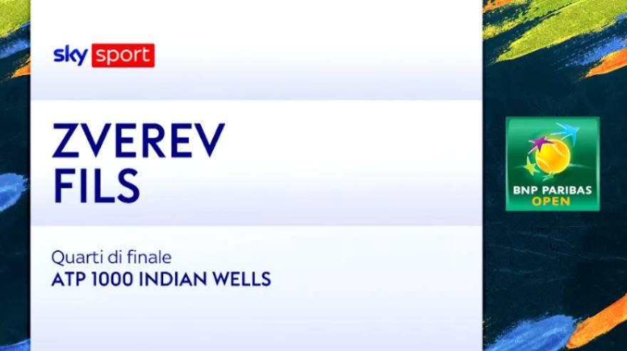 Zverev-Fils: highlights Atp Indian Wells. VIDEO