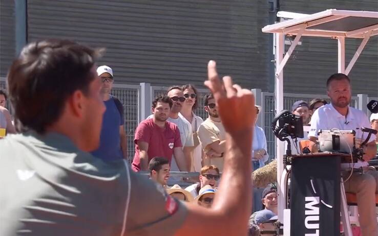 Palla chiamata out: Darderi, che protesta con l'arbitro all'Atp Madrid!