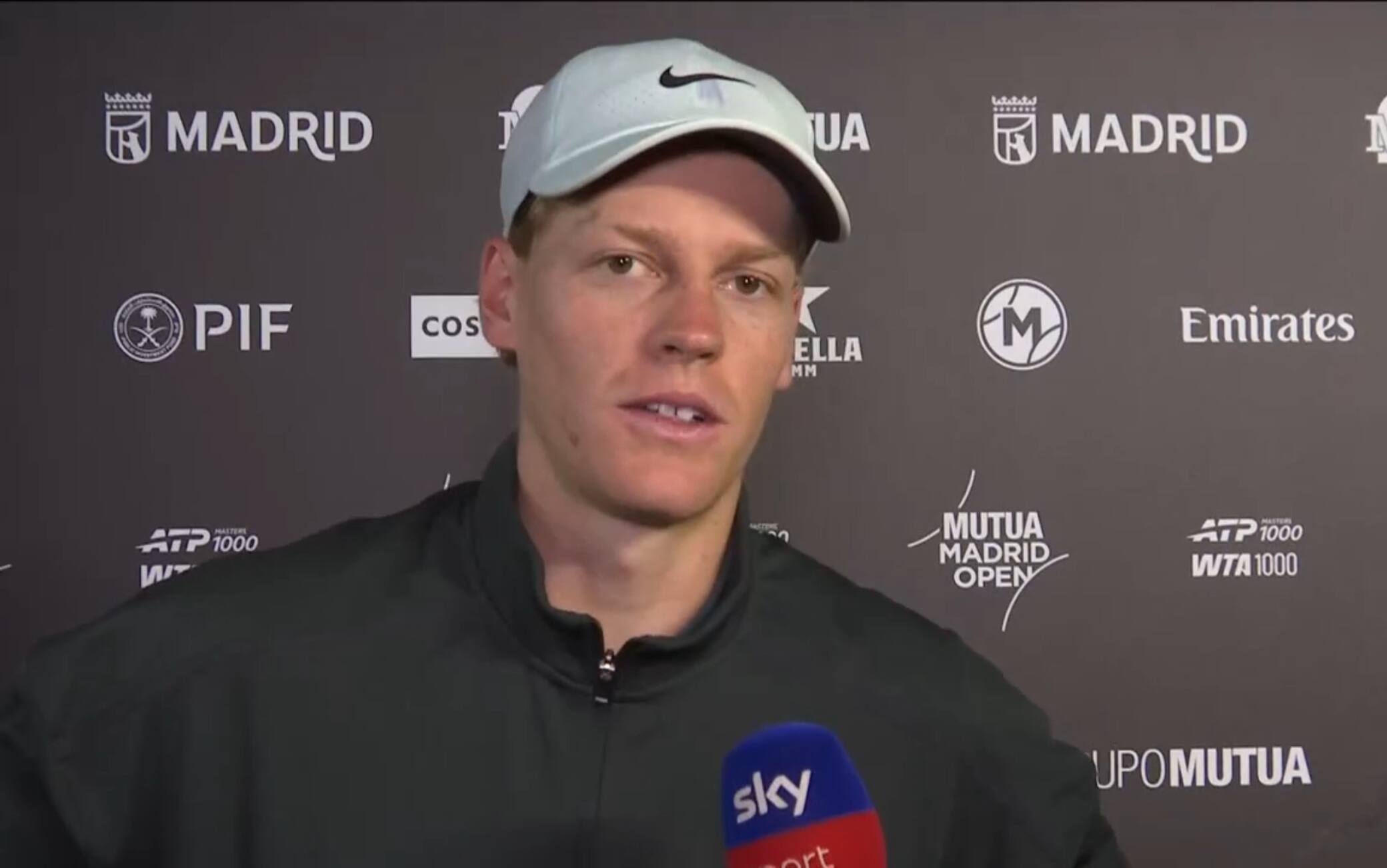 Sinner in finale al Madrid Open: "Andando avanti nel torneo mi sento sempre meglio"