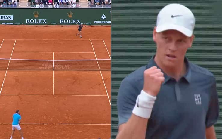Sinner, difesa e rovescio fulminante: Zverev resta immobile all'Atp Monte-Carlo. VIDEO