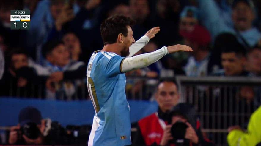 Messi, l'assist per Otamendi che sblocca Argentina-Benin