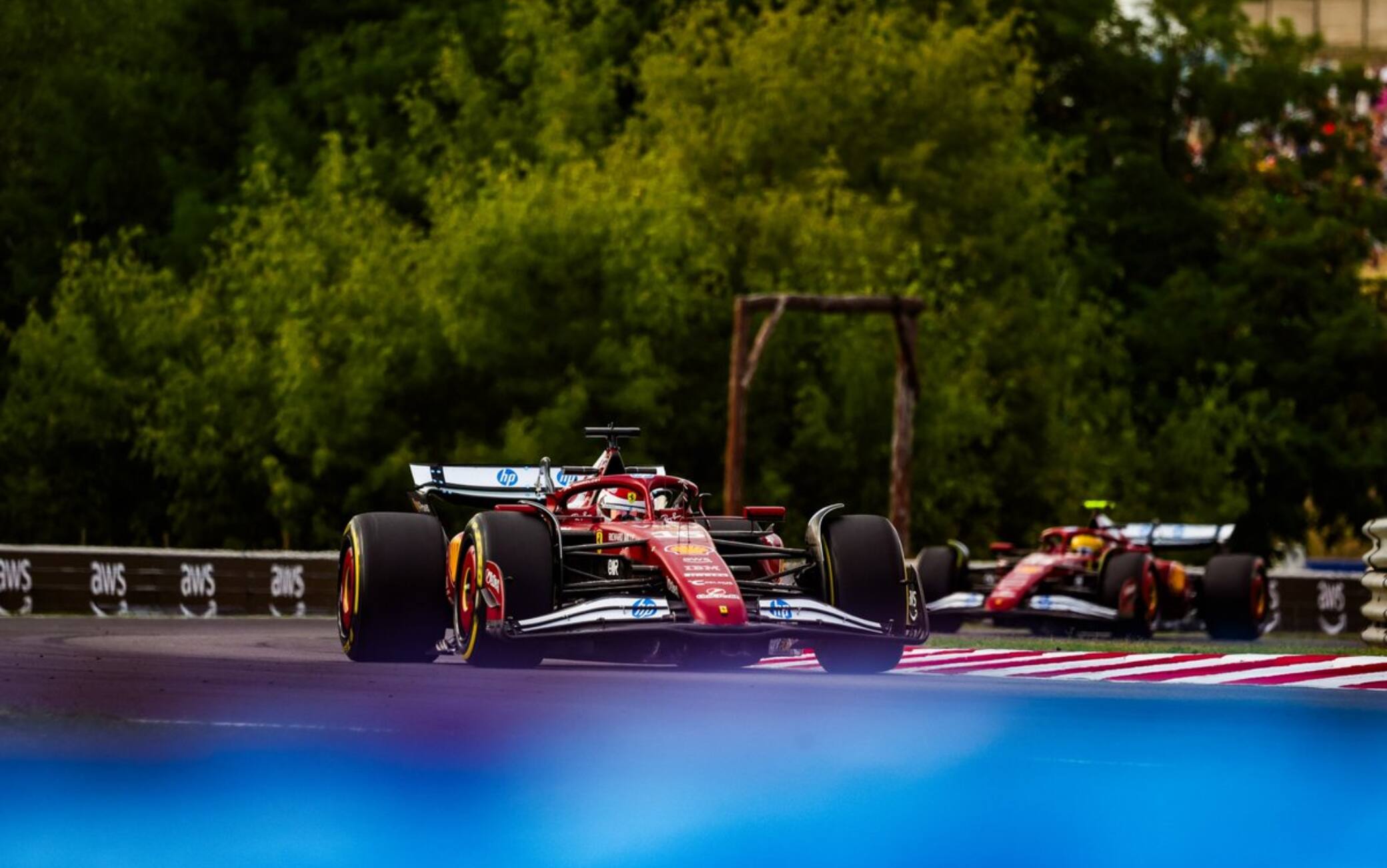 Charles Leclerc e Lewis Hamilton GP Ungheria