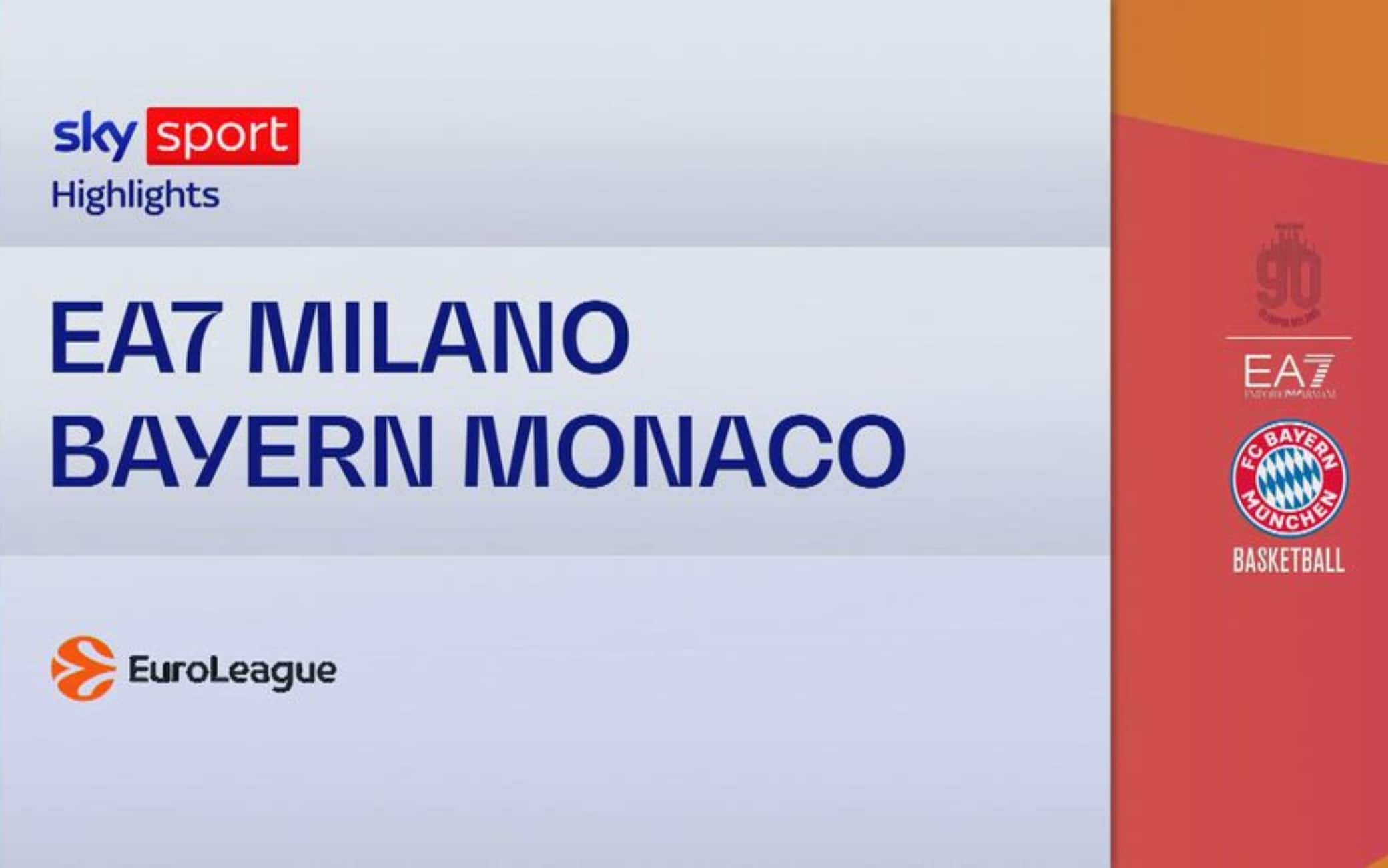 Eurolega, Olimpia Milano-Bayern 84-94: gli highlights