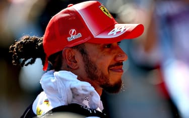 epa13069044 Scuderia Ferrari driver Lewis Hamilton of Britain looks on after placing third in the Qualifying for the Formula One Austrian Grand Prix, at the Red Bull Ring race track in Spielberg, Austria, 27 June 2026. The 2026 Formula 1 Austrian Grand Prix will be held on 28 June.  EPA/ANNA SZILAGYI