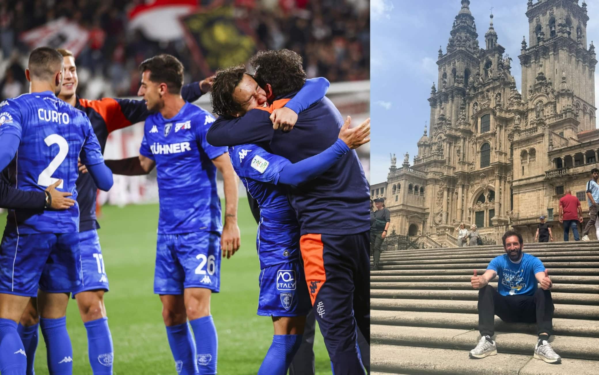 Fabio Caserta salva l'Empoli e fa il Cammino di Santiago 