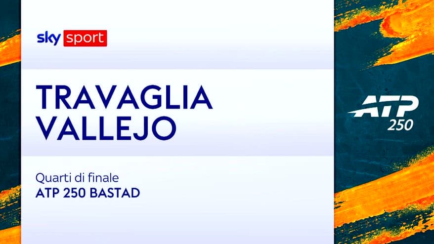 Travaglia-Vallejo: highlights Atp Bastad. VIDEO