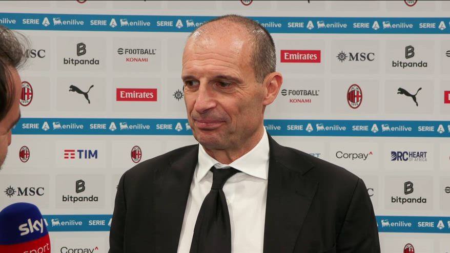 Allegri: "Esultanza? Tre punti in meno per la Champions"