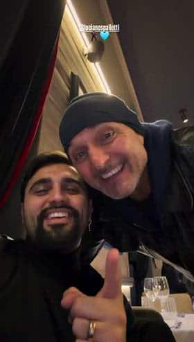 Spalletti canta "Per sempre sì" col figlio di Sal Da Vinci