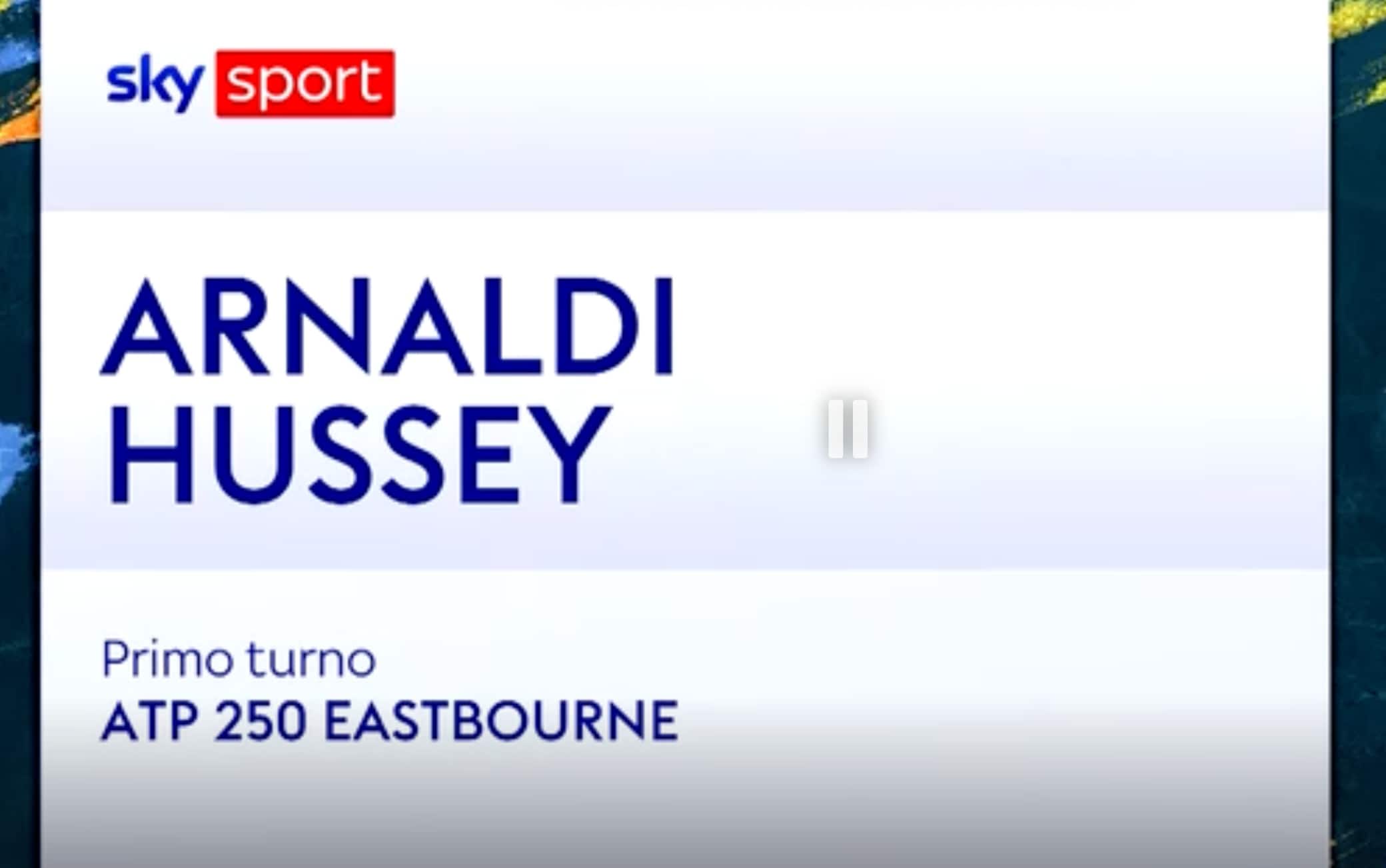 Arnaldi-Hussey: highlights Atp Eastbourne. VIDEO