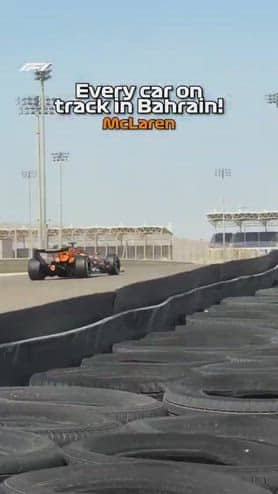 Azione in Bahrain, le monoposto nel Day-1 dei test
