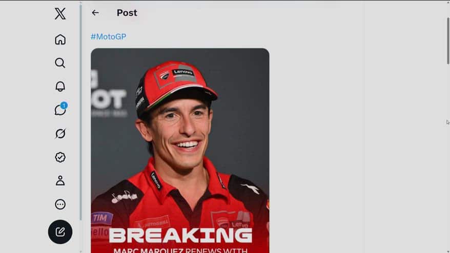 Marquez, ufficiale il rinnovo con Ducati fino al 2028