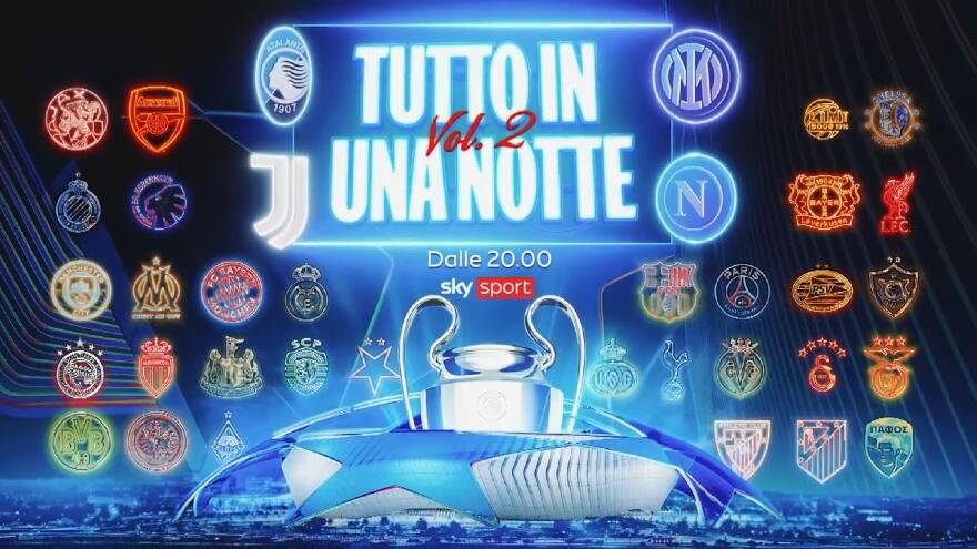 Champions League, "Tutto in una notte"