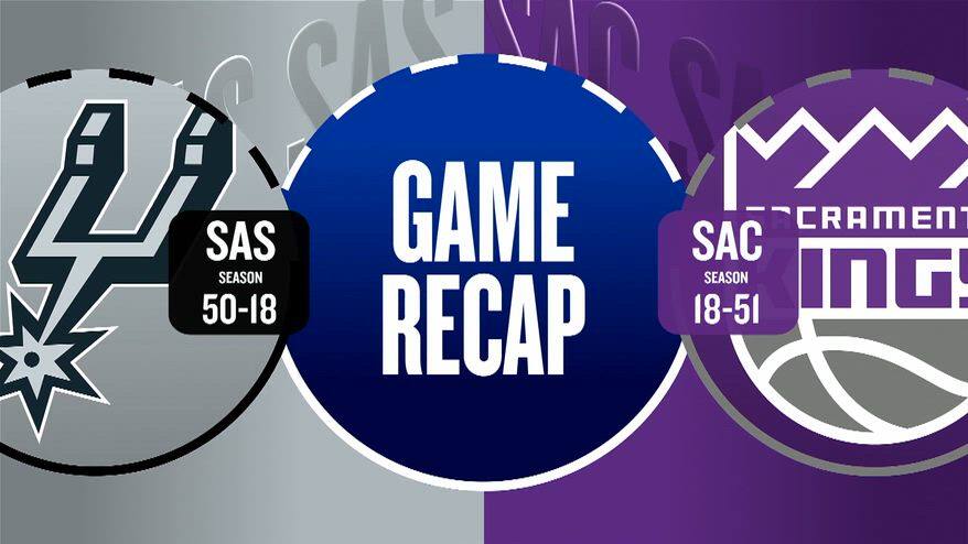 NBA Highlights: Sacramento-San Antonio 104-132
