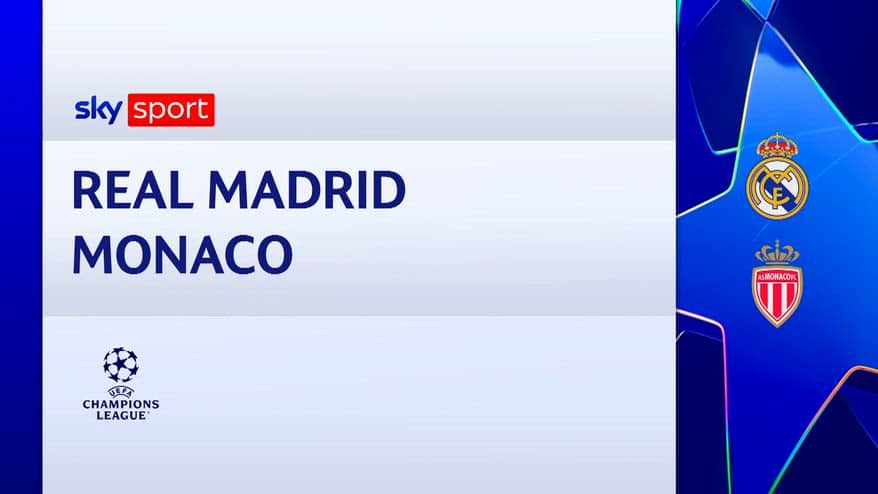 Real Madrid-Monaco 6-1: il video dei gol