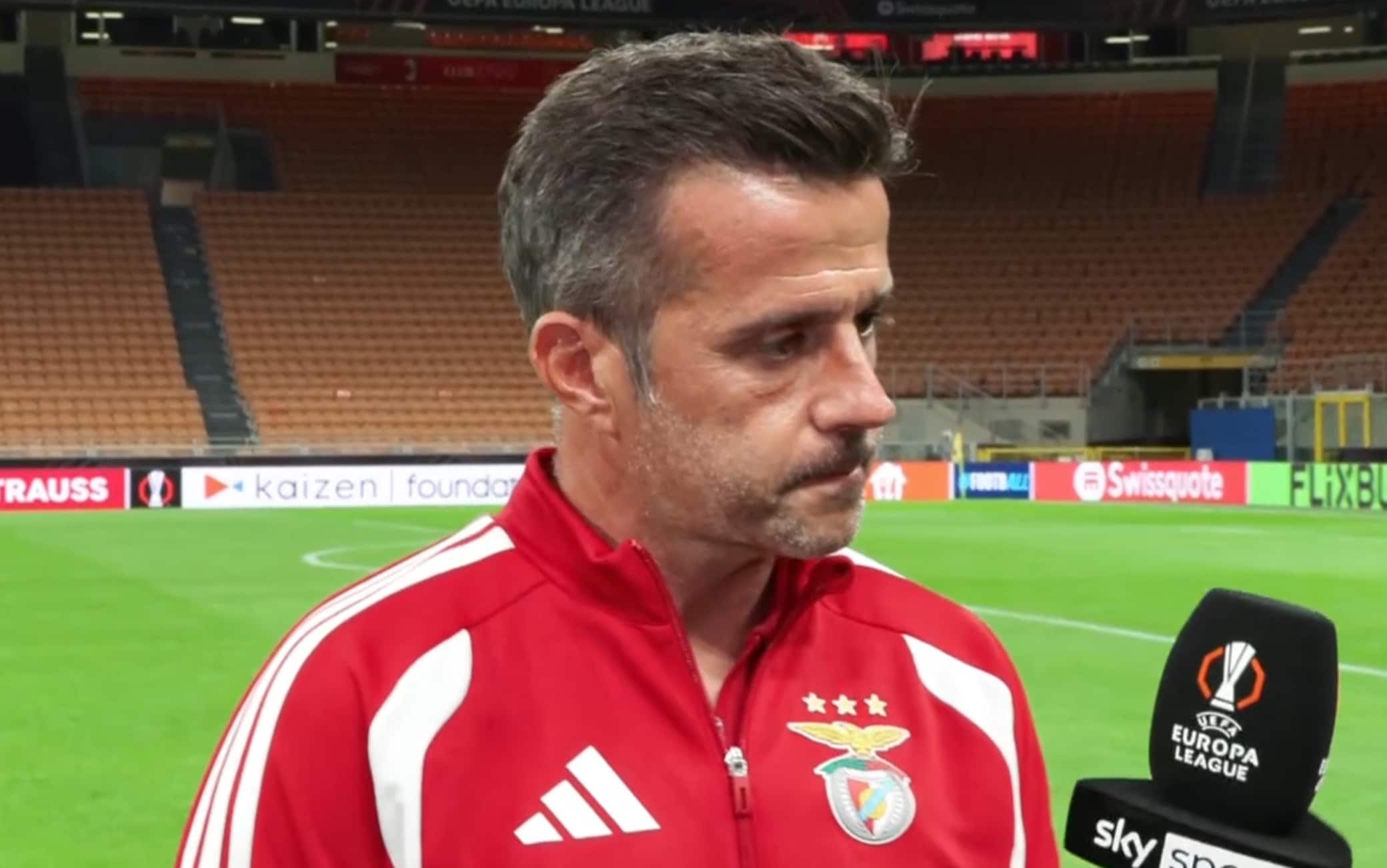 Milan-Benfica, Marco Silva: "Amorim è un grande allenatore". VIDEO