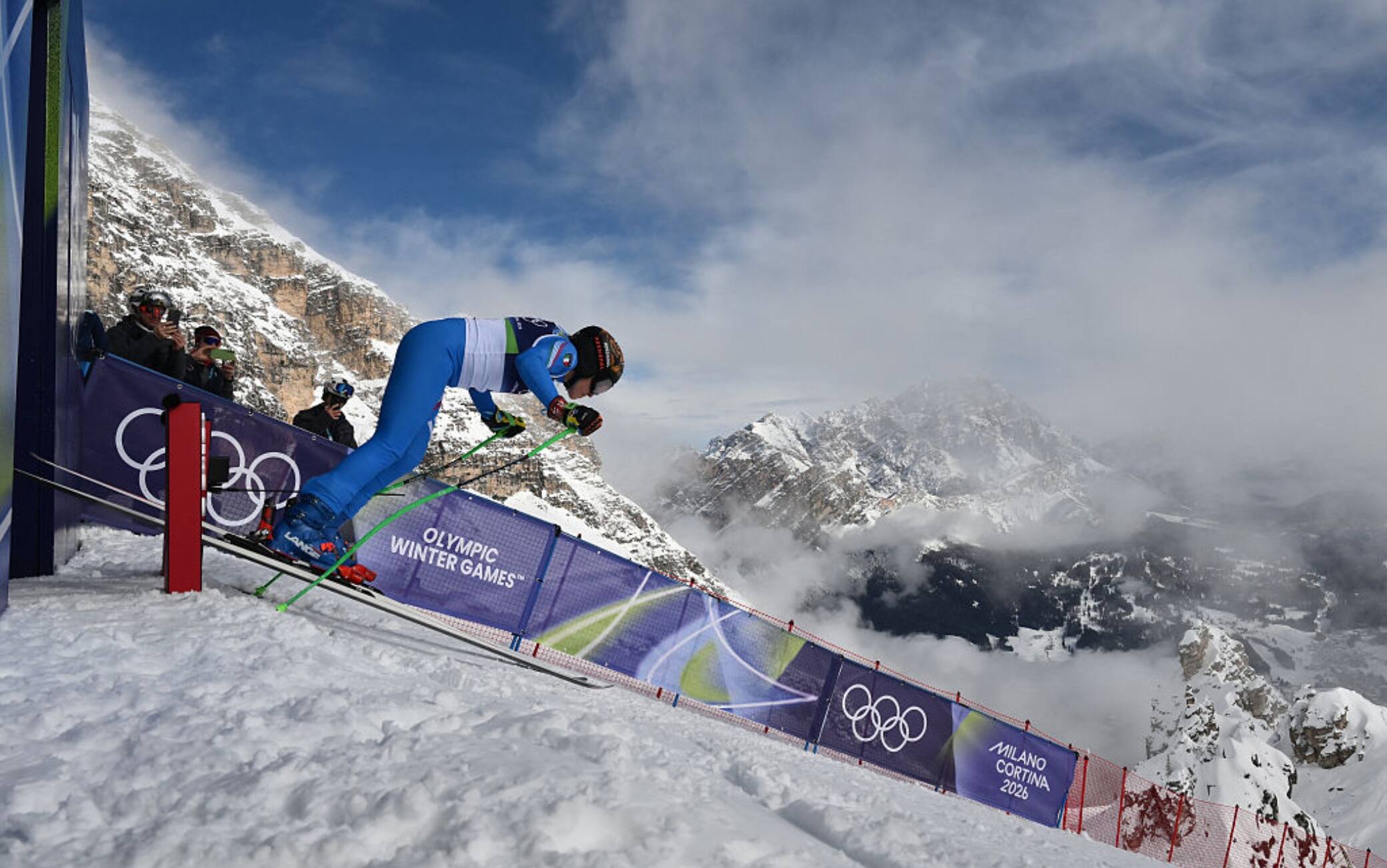 La partenza di Federica Brignone
