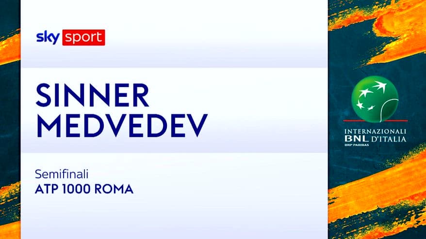 Sinner-Medvedev: highlights Atp Roma. VIDEO