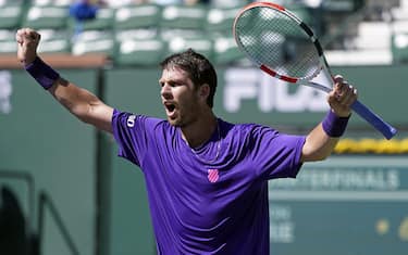 Norrie esulta dopo il trionfo a Indian Wells