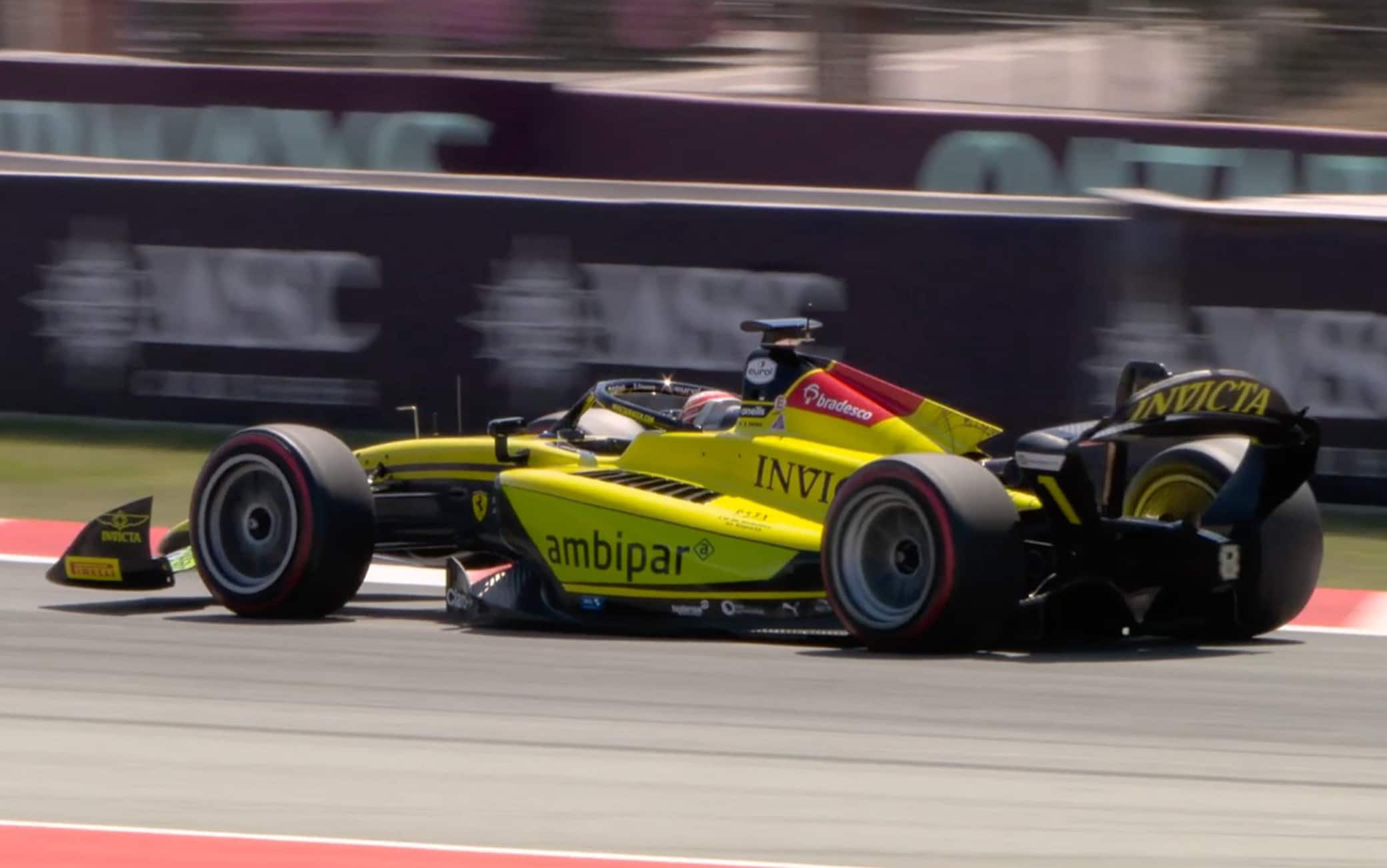 Formula 2, GP Barcellona: pole di Camara. Minì scatta 4°