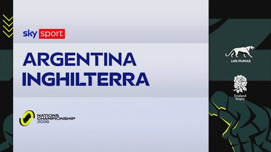 Argentina-Inghilterra: highlights Rugby Nations Championship
