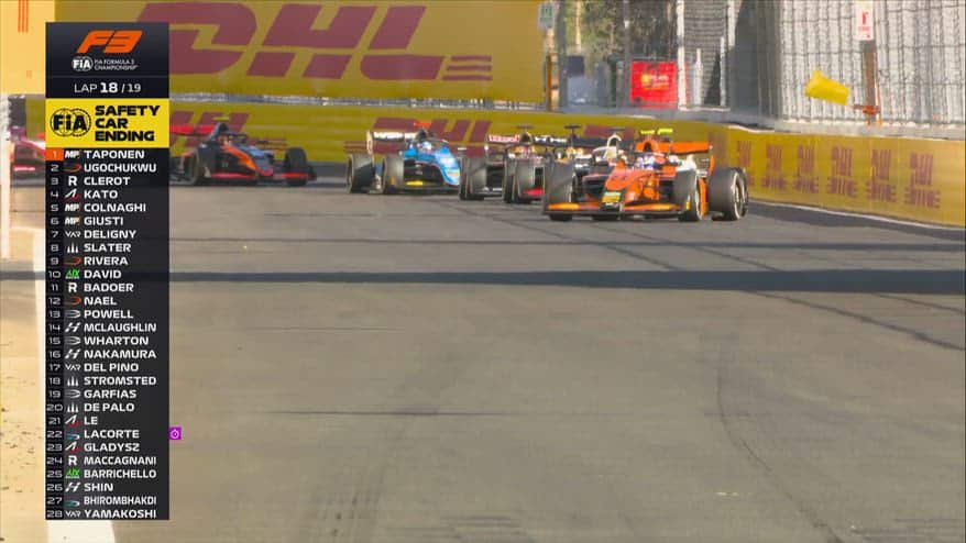 F3, GP Spagna: l'ultimo giro della Feature Race