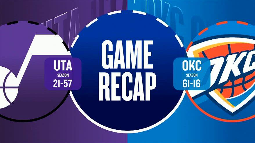 NBA Highlights: Oklahoma City-Utah 146-111